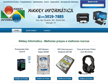 Tablet Screenshot of nikkeyinformatica.com.br